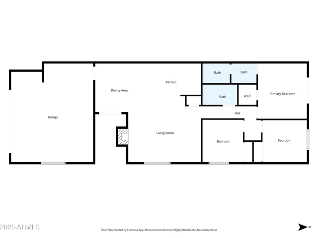 a view of an empty room with glass door