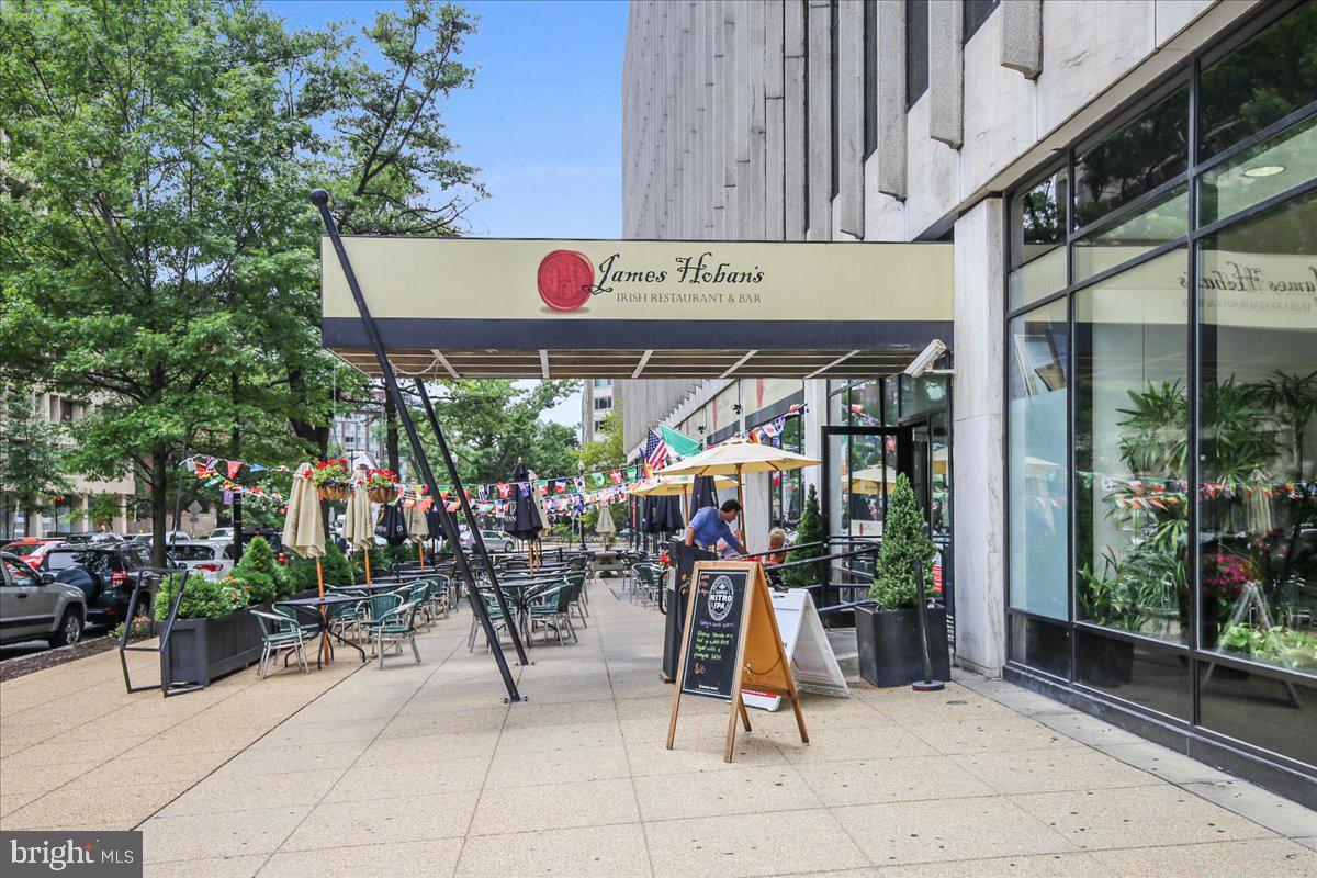 2129 Florida Avenue Northwest, Unit 407 Washington, DC 20008 - Photo 46 of 46 Charming cafe with outdoor seating.