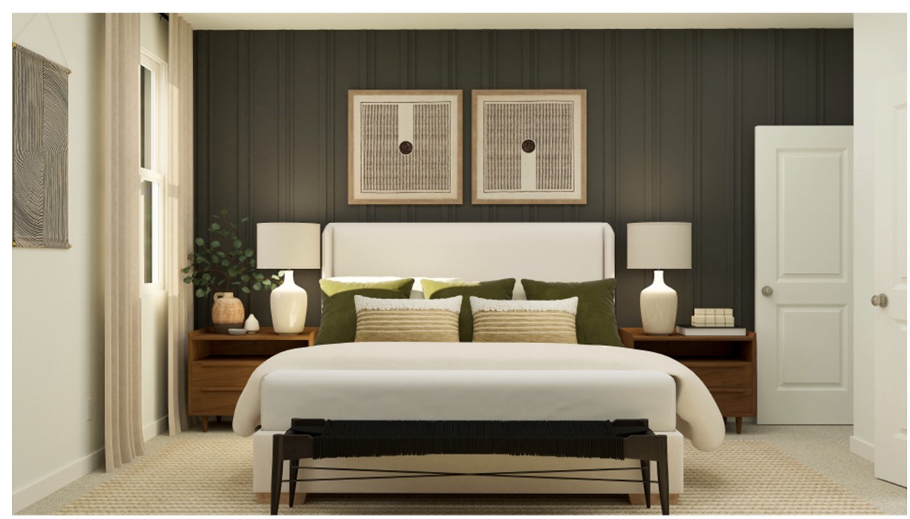 7743 Evening Emerald Drive Rosharon, TX 77583 - Photo 24 of 25 a bedroom with a bed and a painting