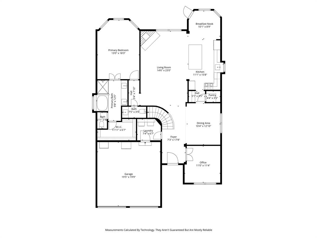 808 Violet Way Celina, TX 75009 - Photo 28 of 30 Downstairs floor plan