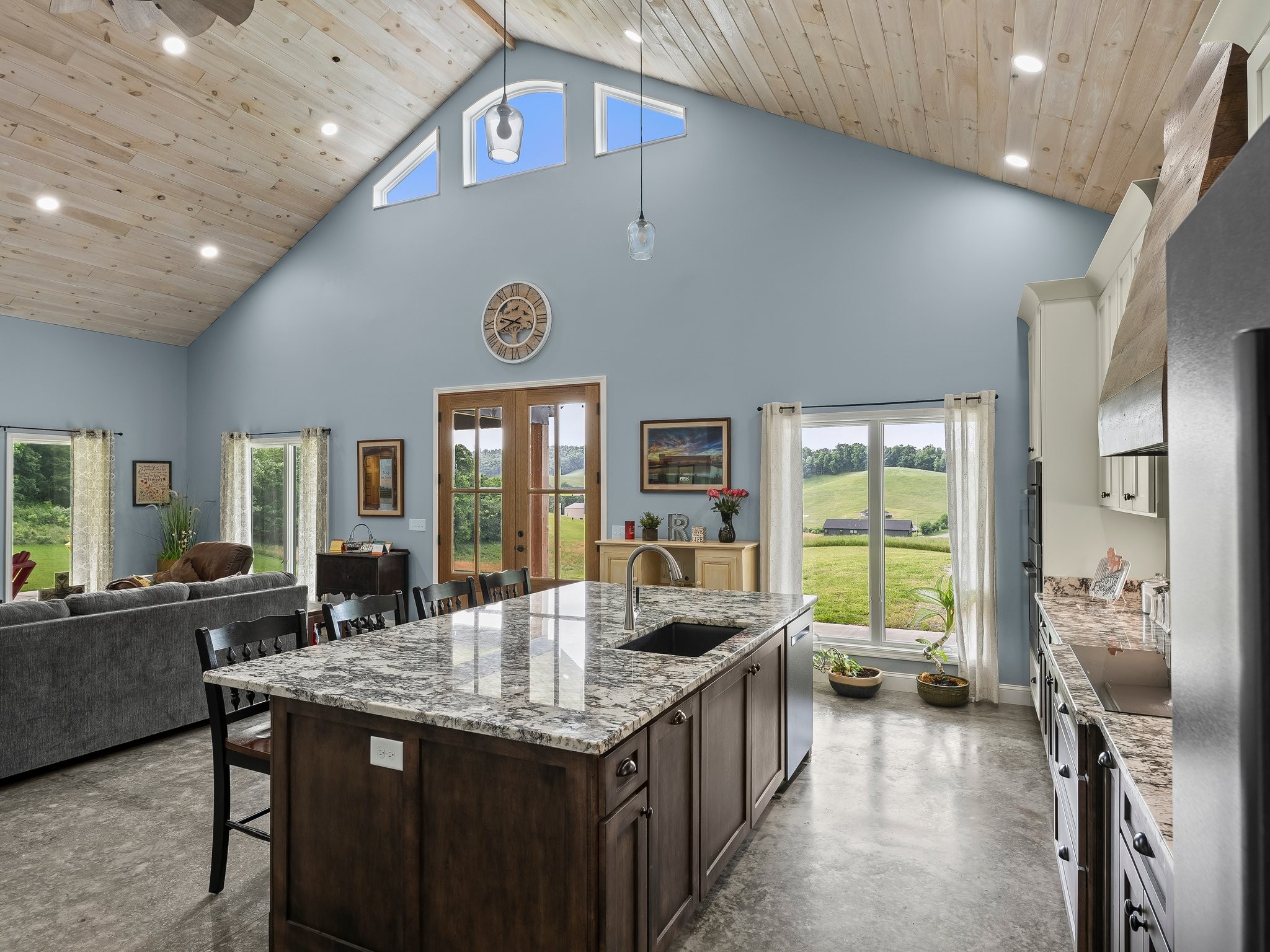 757 Thompson Creek Road Wartrace, TN 37183 - Photo 24 of 42 a kitchen with sink and view of living room