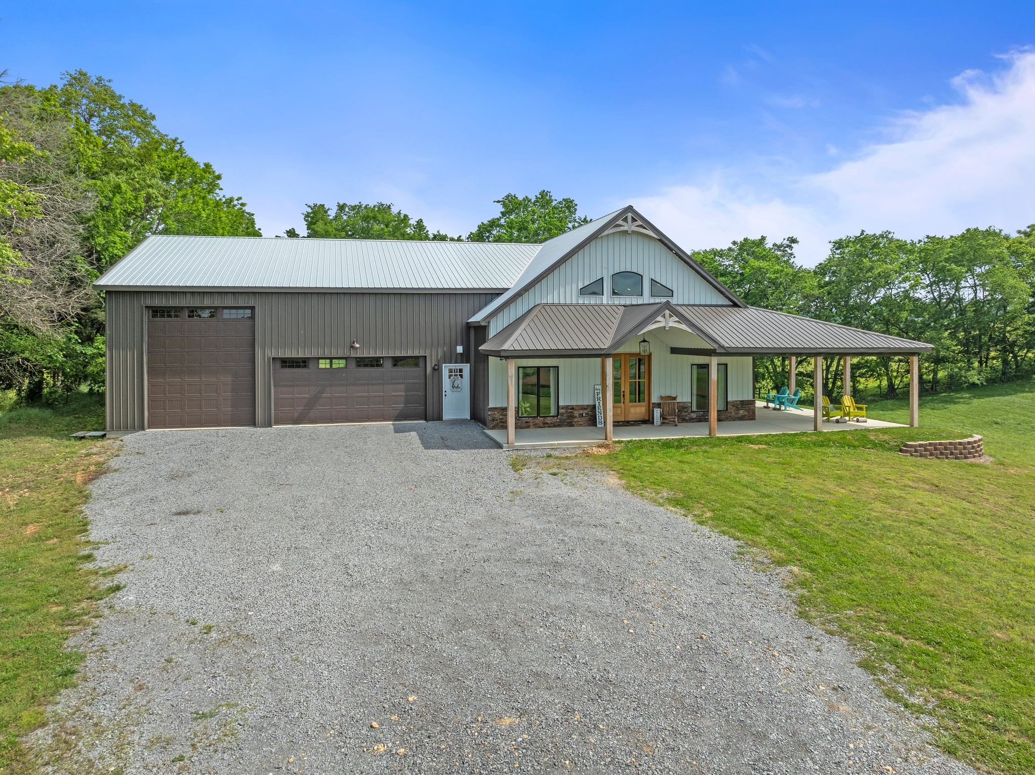 757 Thompson Creek Road Wartrace, TN 37183 - Photo 6 of 42 a front view of a house with yard