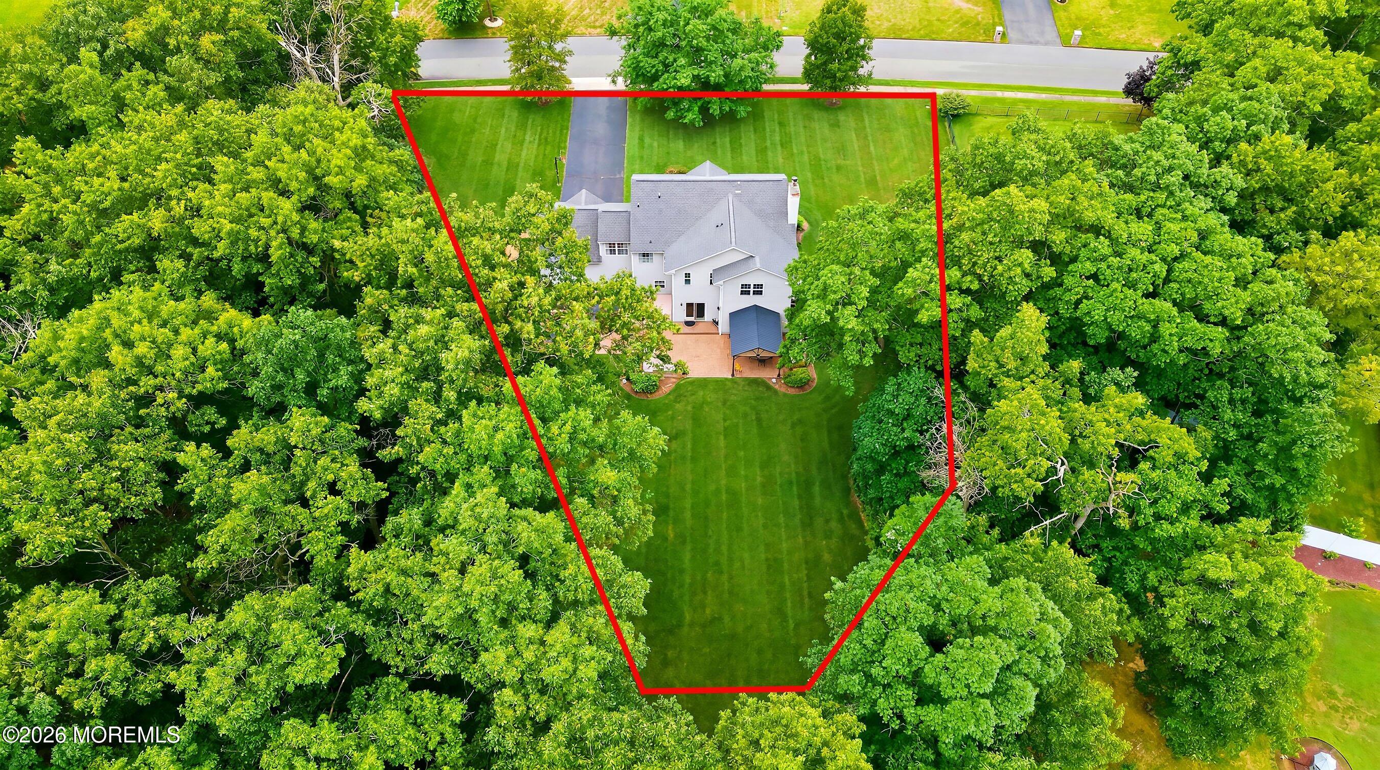 19 Goldfinch Road Jackson, NJ 08527 - Photo 43 of 51 65-Aerial 6 with Arrow