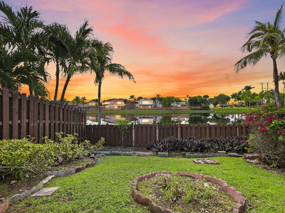 13528 Southwest 9th Lane Miami, FL 33184 - Photo 3 of 24 a garden view with a seating space