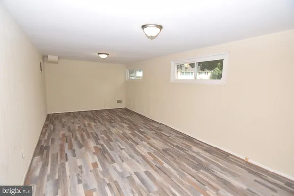 wooden floor in a room