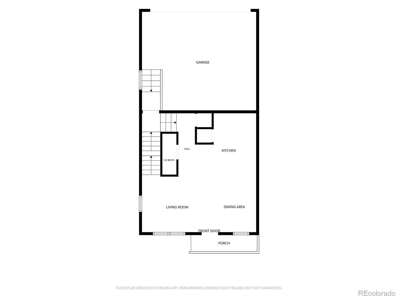 6450 West 44th Place, Unit B Wheat Ridge, CO 80033 - Photo 33 of 35 Main Floor Plan