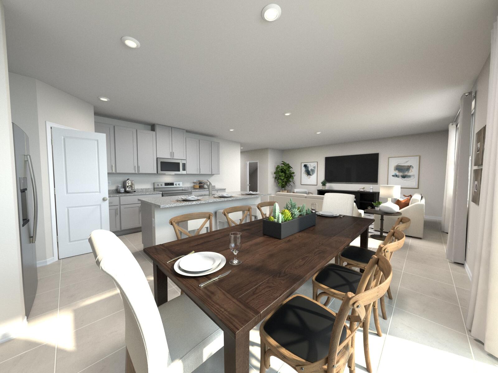 14202 Southwest New Dawn Road Indiantown, FL 34956 - Photo 5 of 27 a view of a dining room with furniture