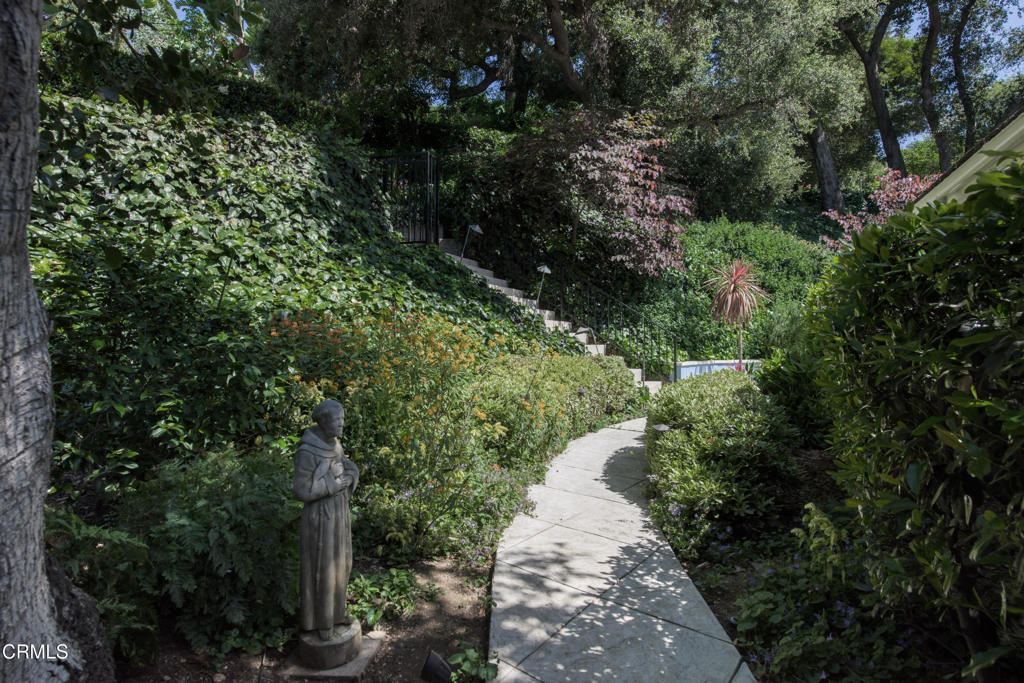 1460 Virginia Road San Marino, CA 91108 - Photo 13 of 27 a view of a pathway both side of yard