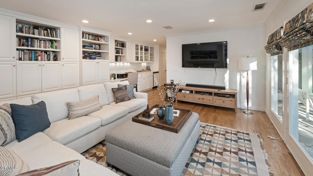 1460 Virginia Road San Marino, CA 91108 - Photo 10 of 27 a living room with furniture and a flat screen tv
