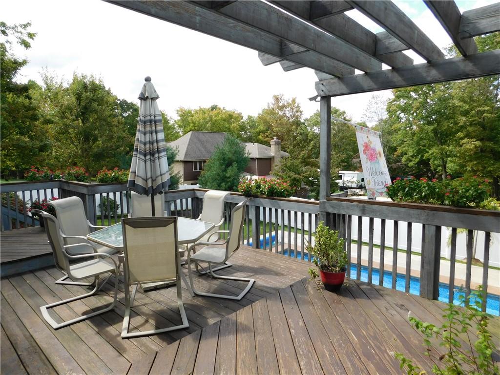 195 Finnin Road Lower Burrell, PA 15068 - Photo 10 of 21 a view of a chairs and table on the deck