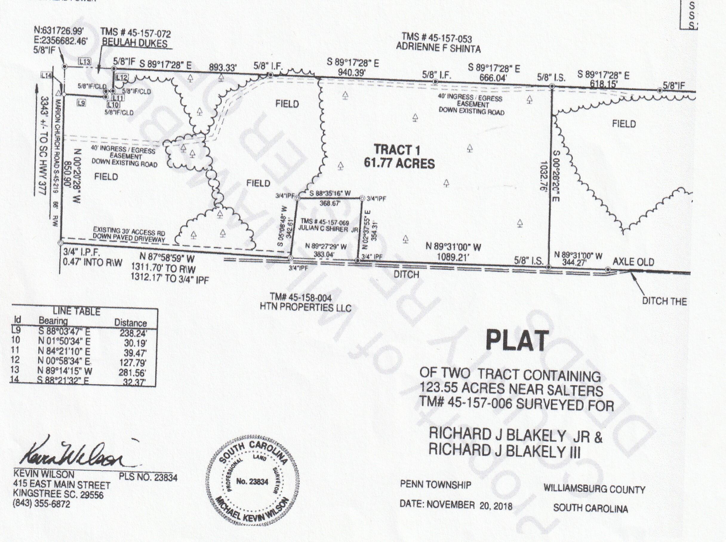 61.77-ac Marion Church Road Salters, SC 29590 - Photo 3 of 3