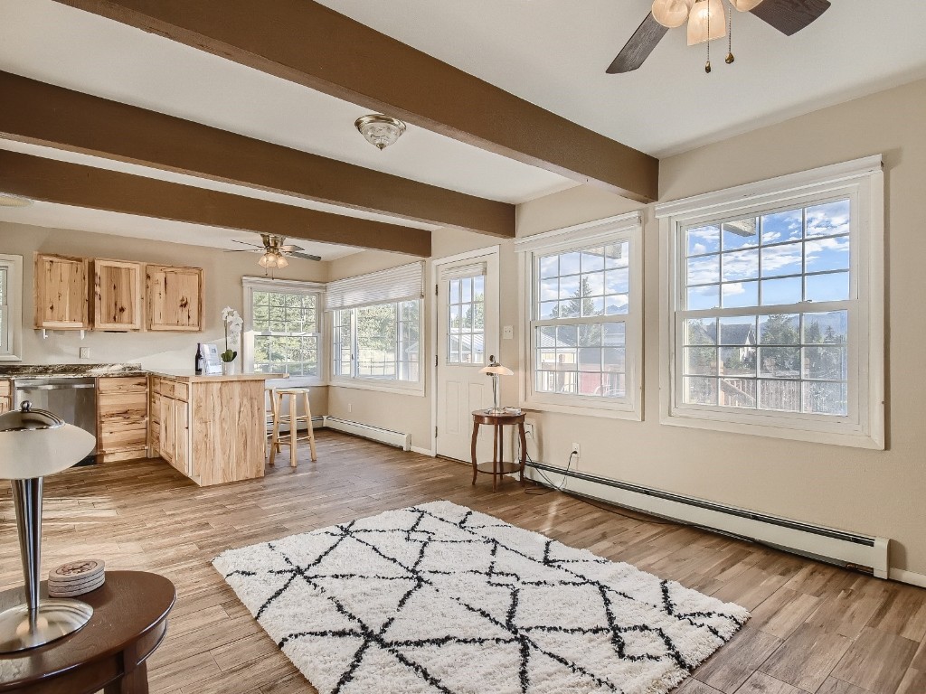 402 Alpine Road Dillon, CO 80435 - Photo 3 of 21 a living room with furniture and a large window