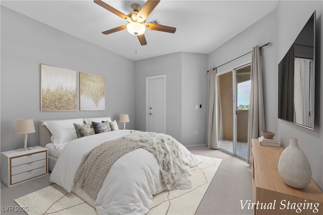 8716 Red Rio Drive, Unit 203 Las Vegas, NV 89128 - Photo 9 of 62 Virtually Staged Primary Bedroom