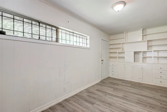 wooden floor in an empty room