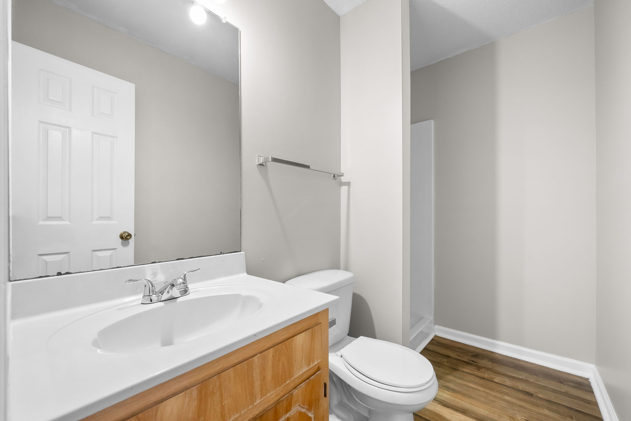 1957 Timberline Circle Oak Grove, KY 42262 - Photo 16 of 29 a bathroom with a sink a toilet and a mirror