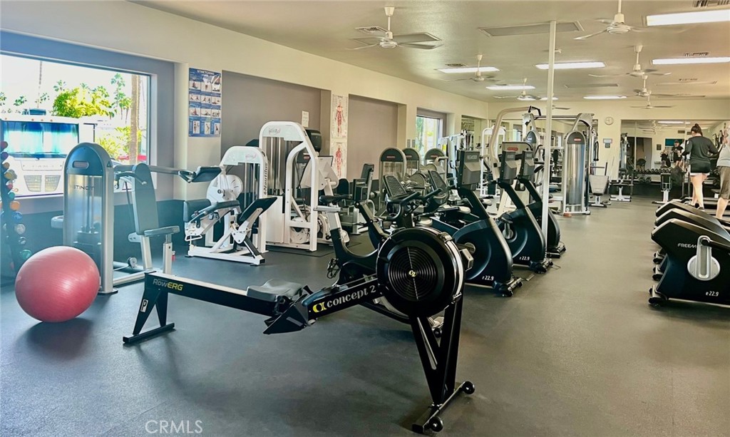 69411 Ramon Road, Unit 360 Cathedral City, CA 92234 - Photo 17 of 23 a view of a room with gym equipment