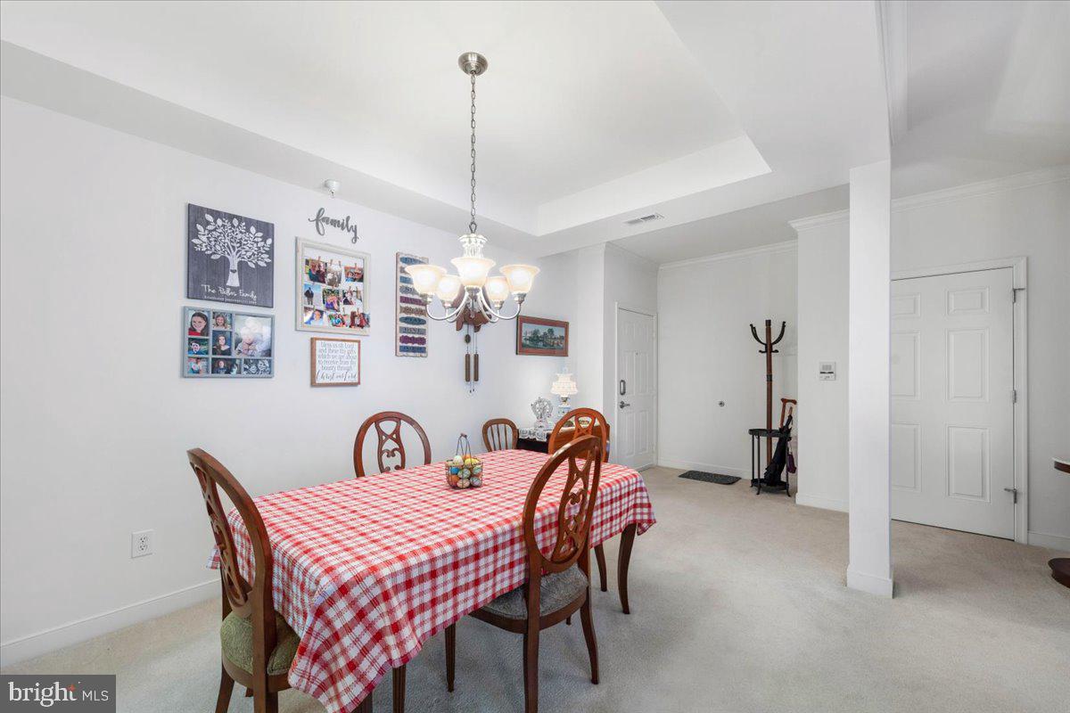 30611 Cedar Neck Road, Unit 2201 Ocean View, DE 19970 - Photo 10 of 60 Dining area with tray ceiling