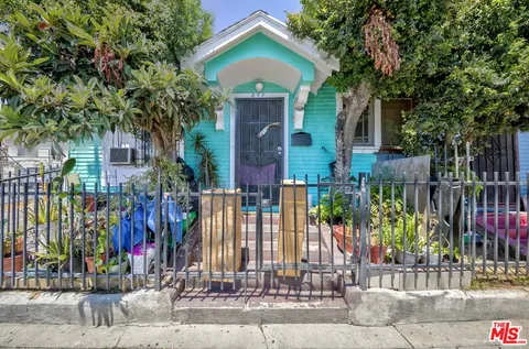 front view of house with a street