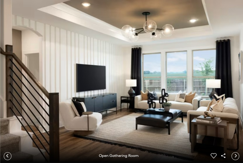 6408 Cypress Ranch Boulevard Spicewood, TX 78669 - Photo 5 of 13 a living room with furniture and a flat screen tv