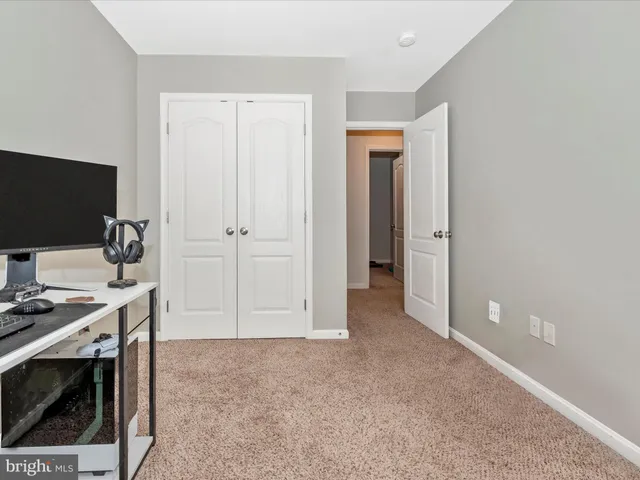 a view of a livingroom with a flat screen tv