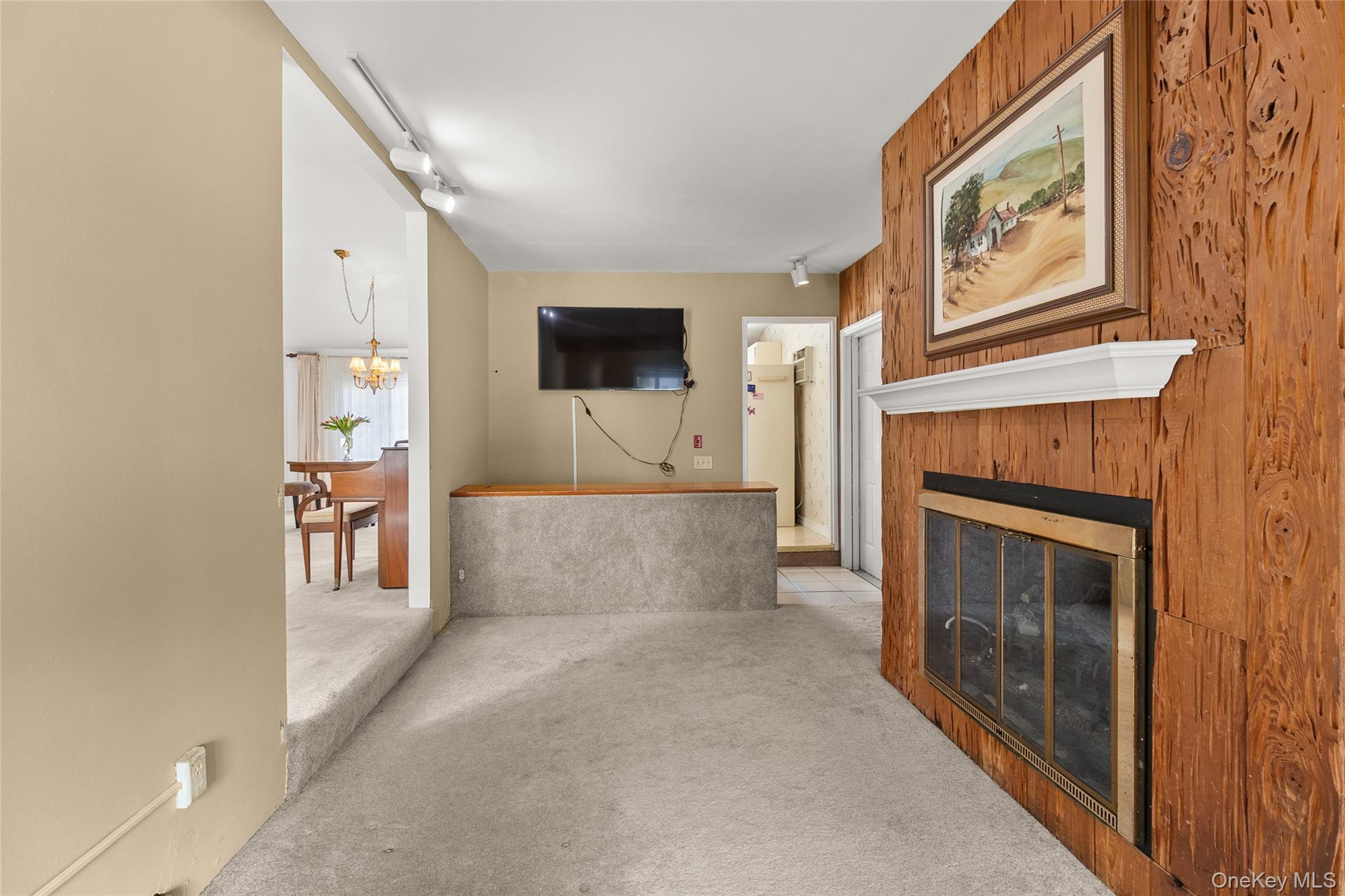 69 Amsterdam Road Smithtown, NY 11787 - Photo 7 of 22 Den with entrance to basement