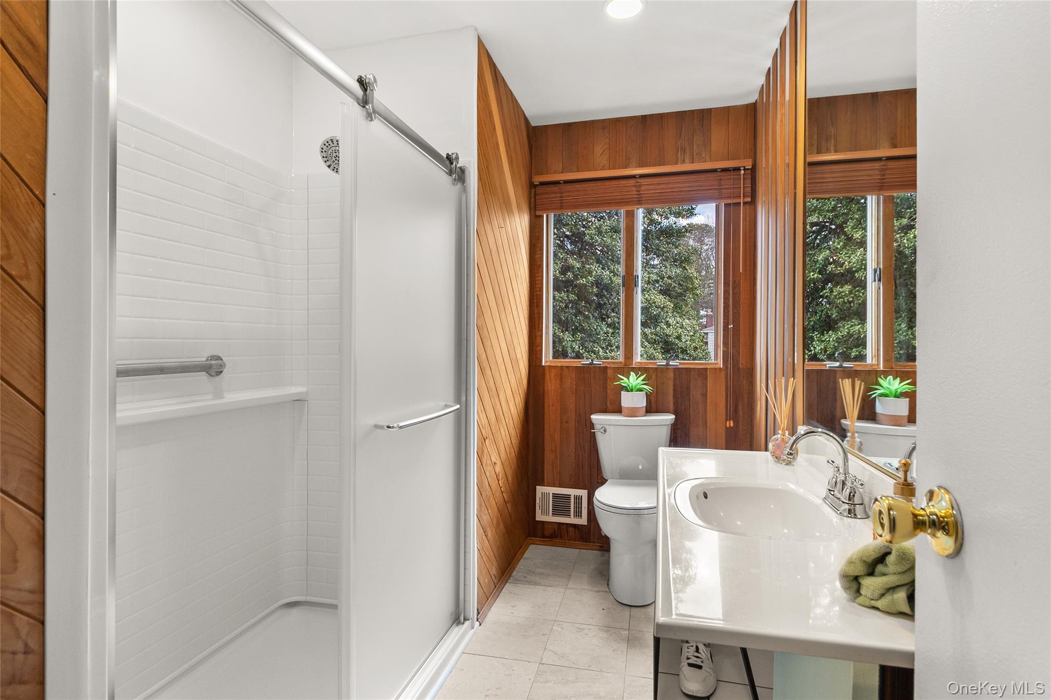 69 Amsterdam Road Smithtown, NY 11787 - Photo 10 of 22 First Floor Full Bath with Walk in Shower