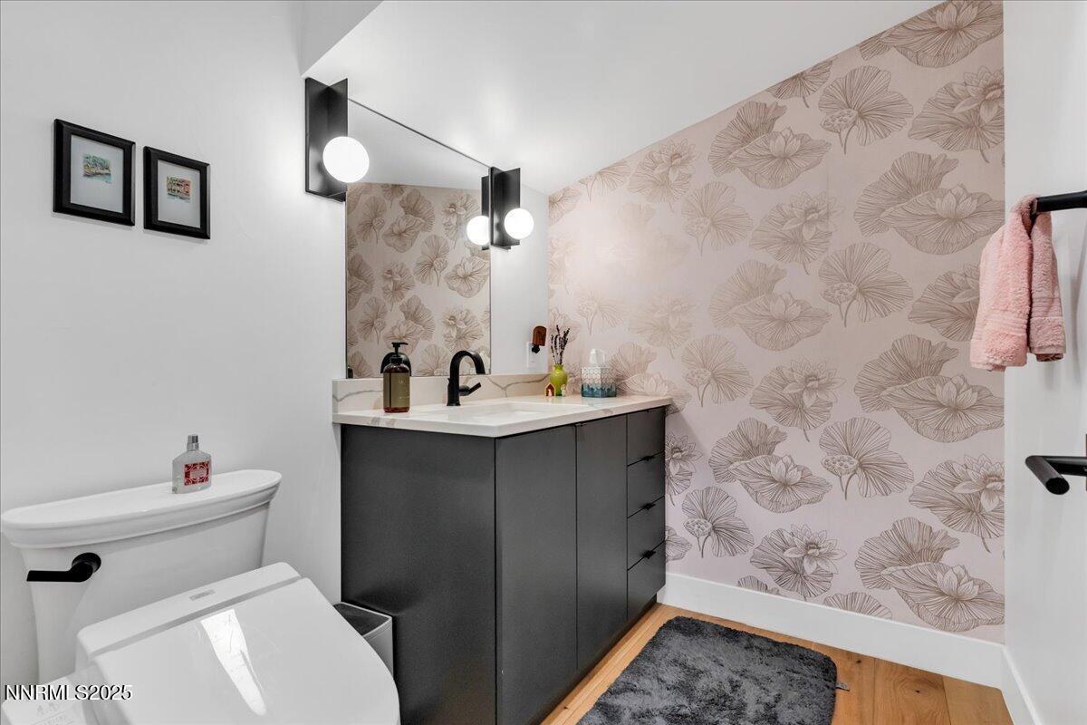 1262 Hidden Woods Drive Zephyr Cove, NV 89448 - Photo 47 of 81 a bathroom with a sink and a toilet