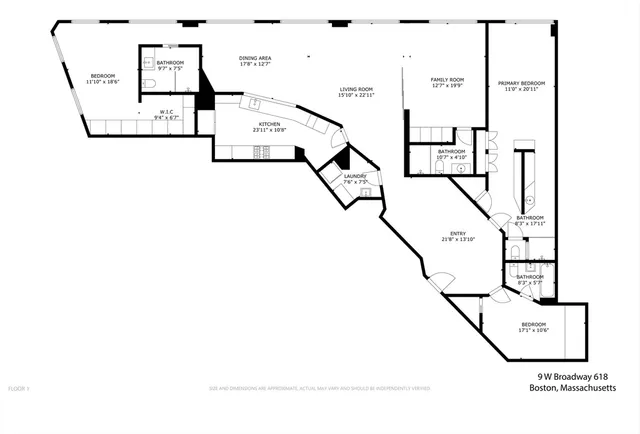 $2,498,000 | 9 West Broadway, Unit 618, Boston, MA 02127