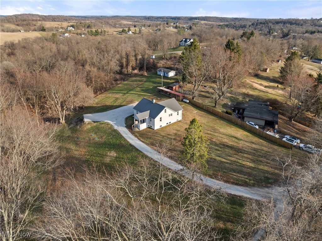 71963 W Road Martins Ferry, OH 43935 - Photo 32 of 39 Bird's eye view with a rural view