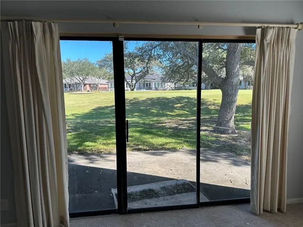 a view of lot of window