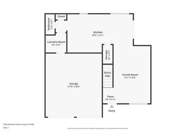 $1,845 | 21407 Somerset Park Lane, Richmond, TX 77407