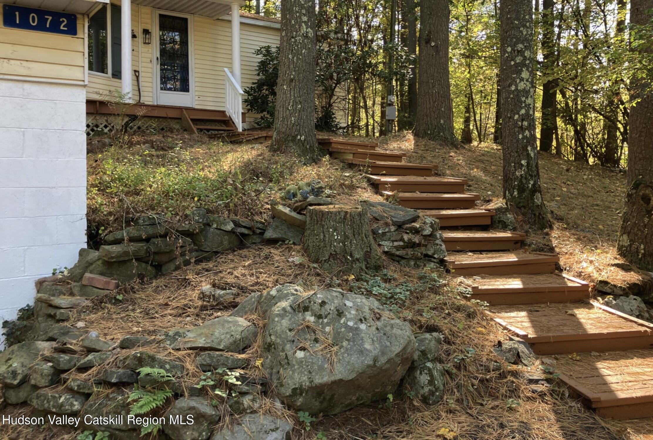 1072 Honey Hollow Road Earlton, NY 12058 - Photo 4 of 15 a view of a yard with plants and trees