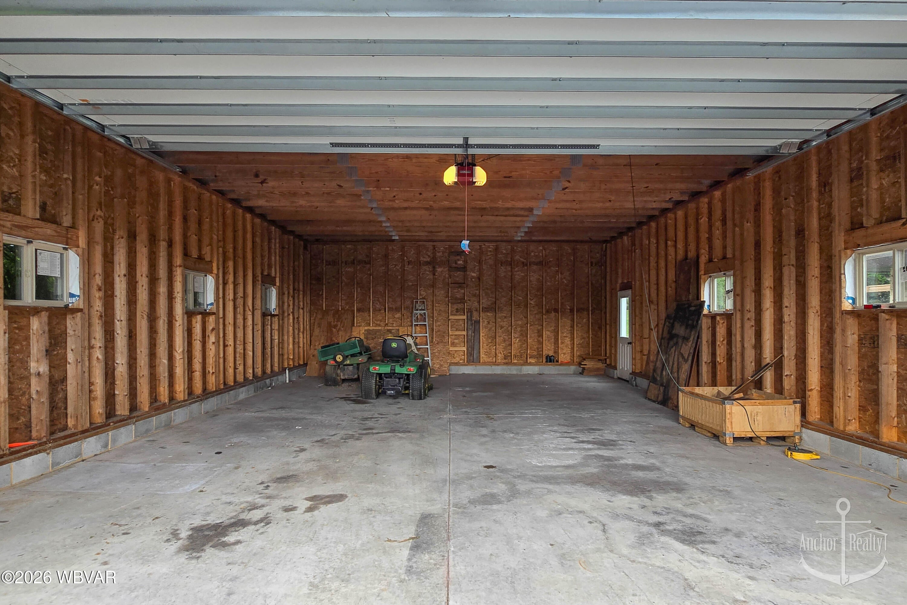 Detached Garage Interior