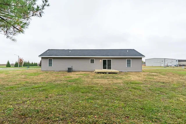a house view with a outdoor space