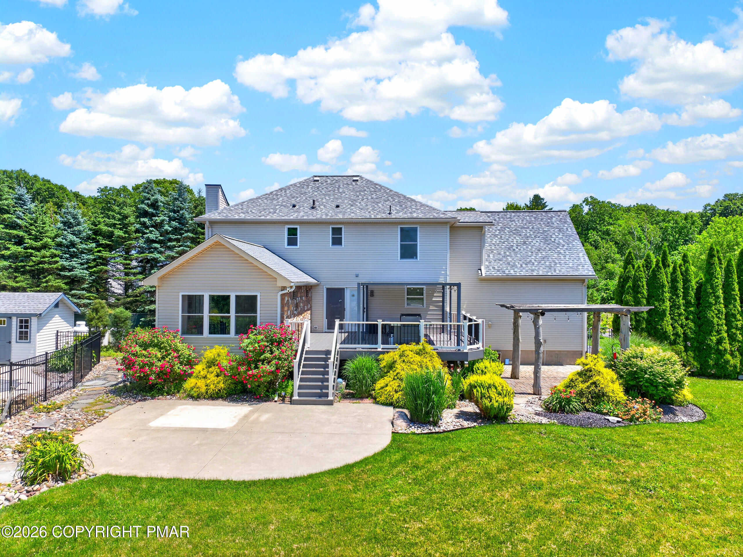 220 Pennbrook Road Stroudsburg, PA 18360 - Photo 6 of 73 Back Exterior View 4