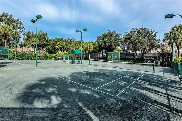 a view of a basketball court