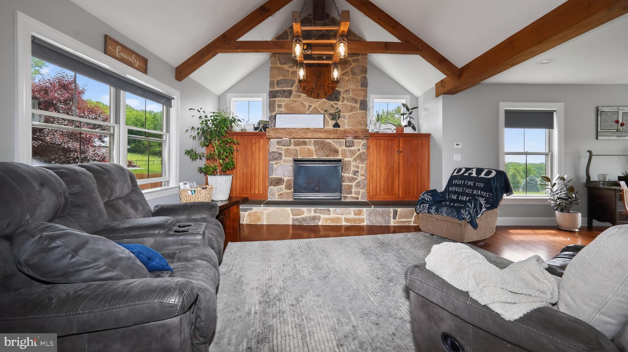 5325 Hammond Road New Holland, PA 17557 - Photo 16 of 73 Cozy living space with rustic charm.