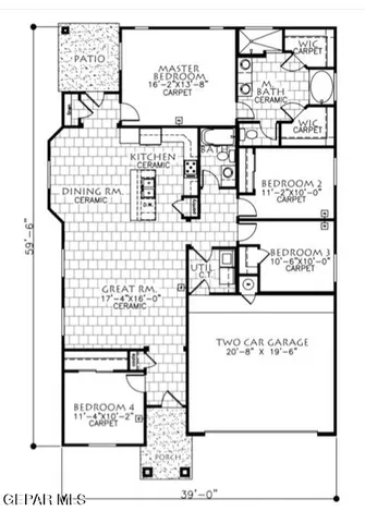 $303,450 | 12917 Pontesbury Drive, El Paso, TX 79928