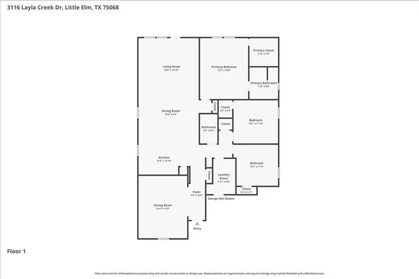$320,000 | 3116 Layla Creek Drive, Little Elm, TX 75068
