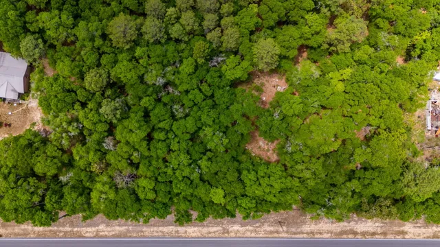 a view of a small yard