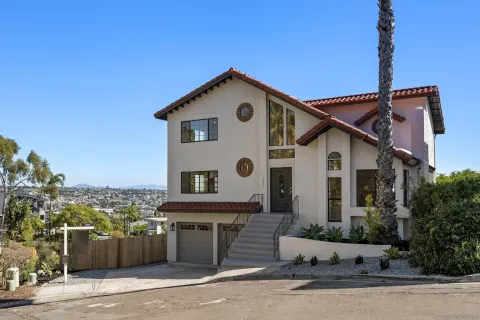 a view of a chairs and tables in the patio