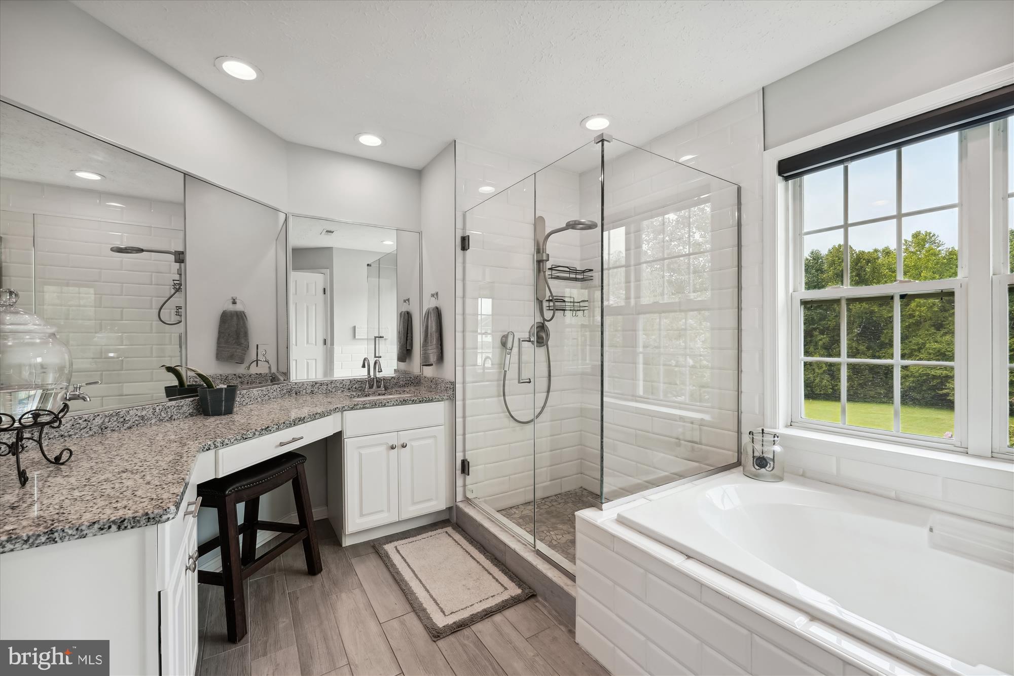 5265 Celestial Lane Waldorf, MD 20601 - Photo 44 of 111 Primary Bath w/ soaking tub overlooks rear acreage