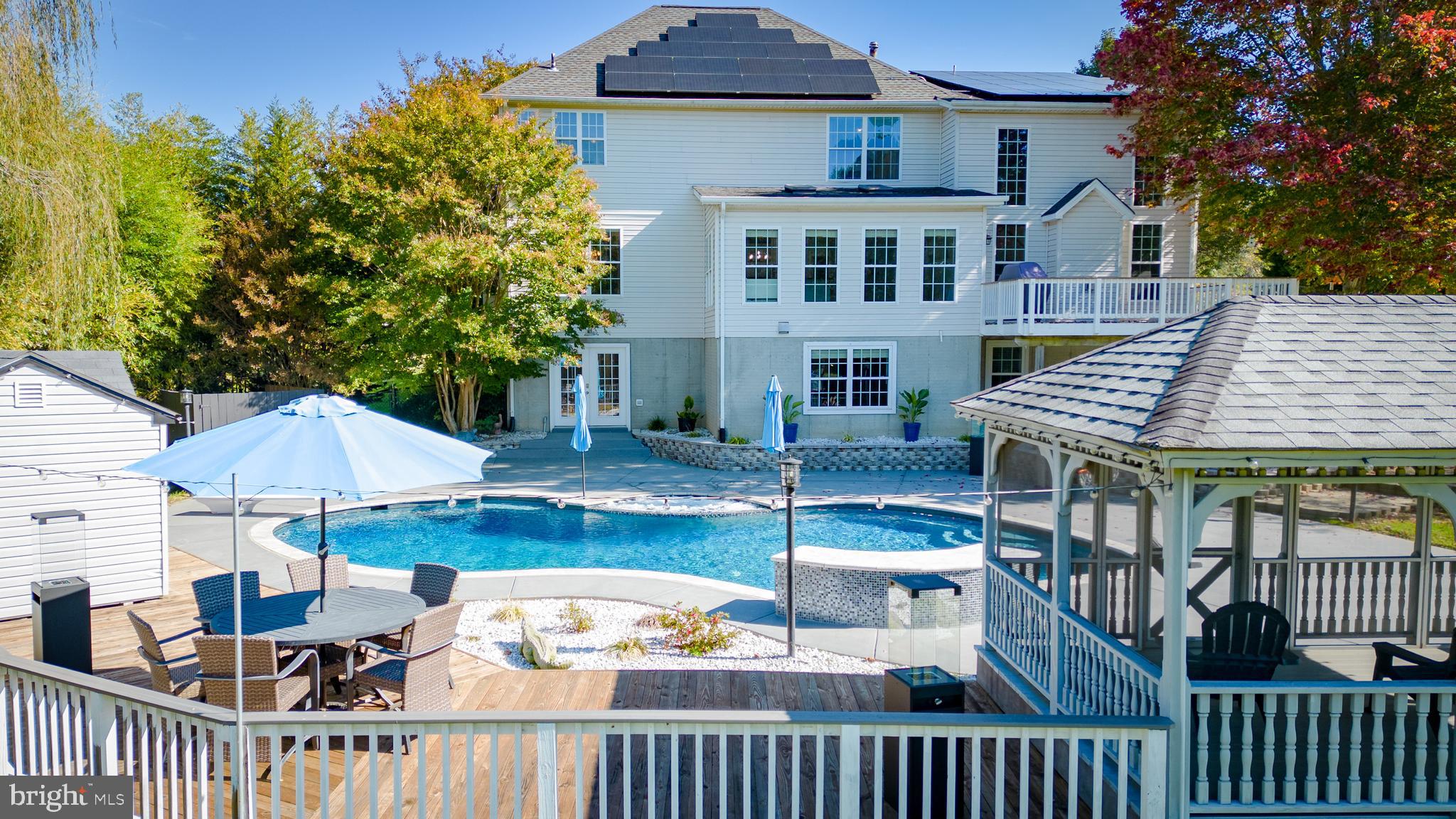 5265 Celestial Lane Waldorf, MD 20601 - Photo 91 of 111 Rear Elevation and Solar Array