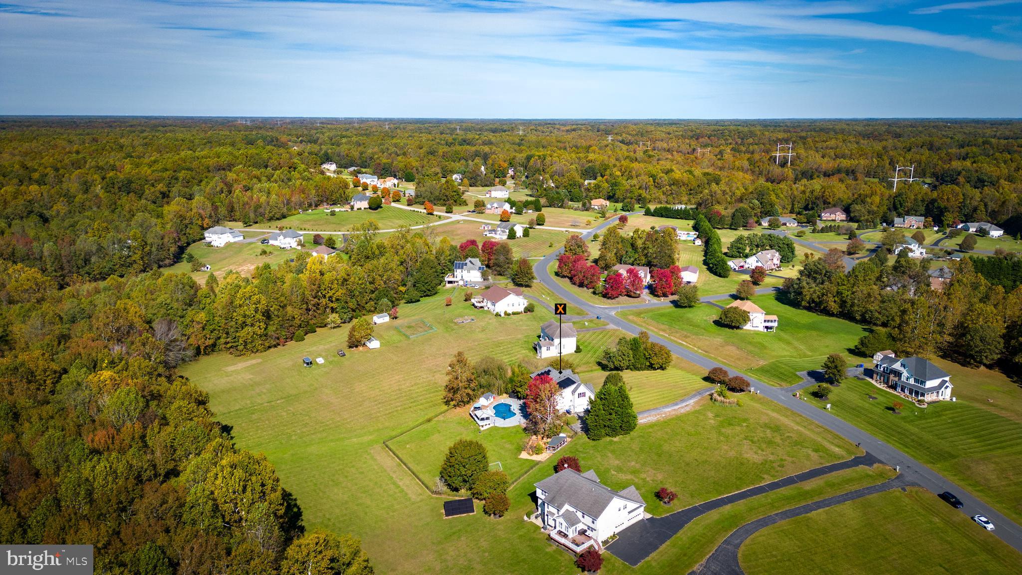 5265 Celestial Lane Waldorf, MD 20601 - Photo 95 of 111 Drone Side / Rear Elevation