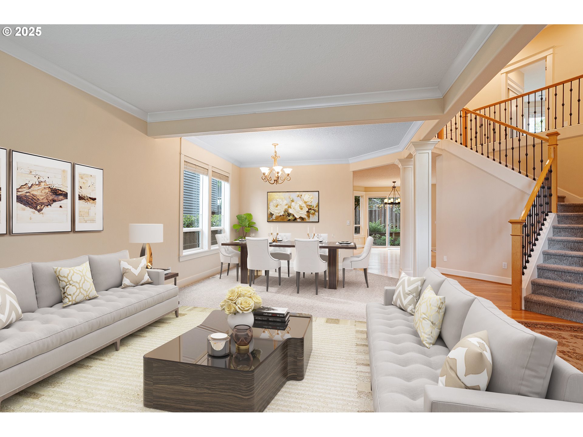 3578 Northwest Gerritz Terrace Portland, OR 97229 - Photo 2 of 38 Living Room/Dining Room