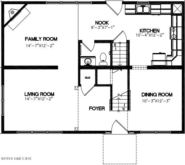 8 View Street, Unit 7 Greenwich, CT 06830 - Photo 25 of 26 First Level Floor Plan
