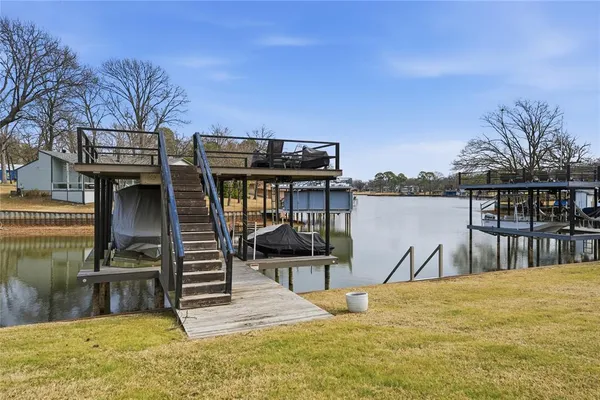 a view of a house with roof deck