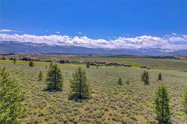 a view of lake and mountain