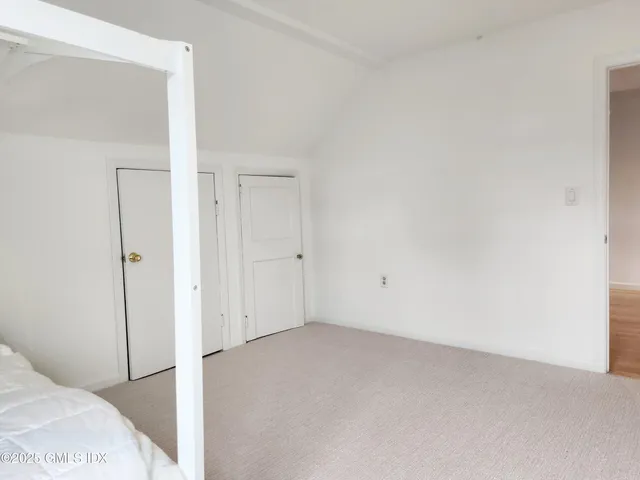 a view of a room with closet
