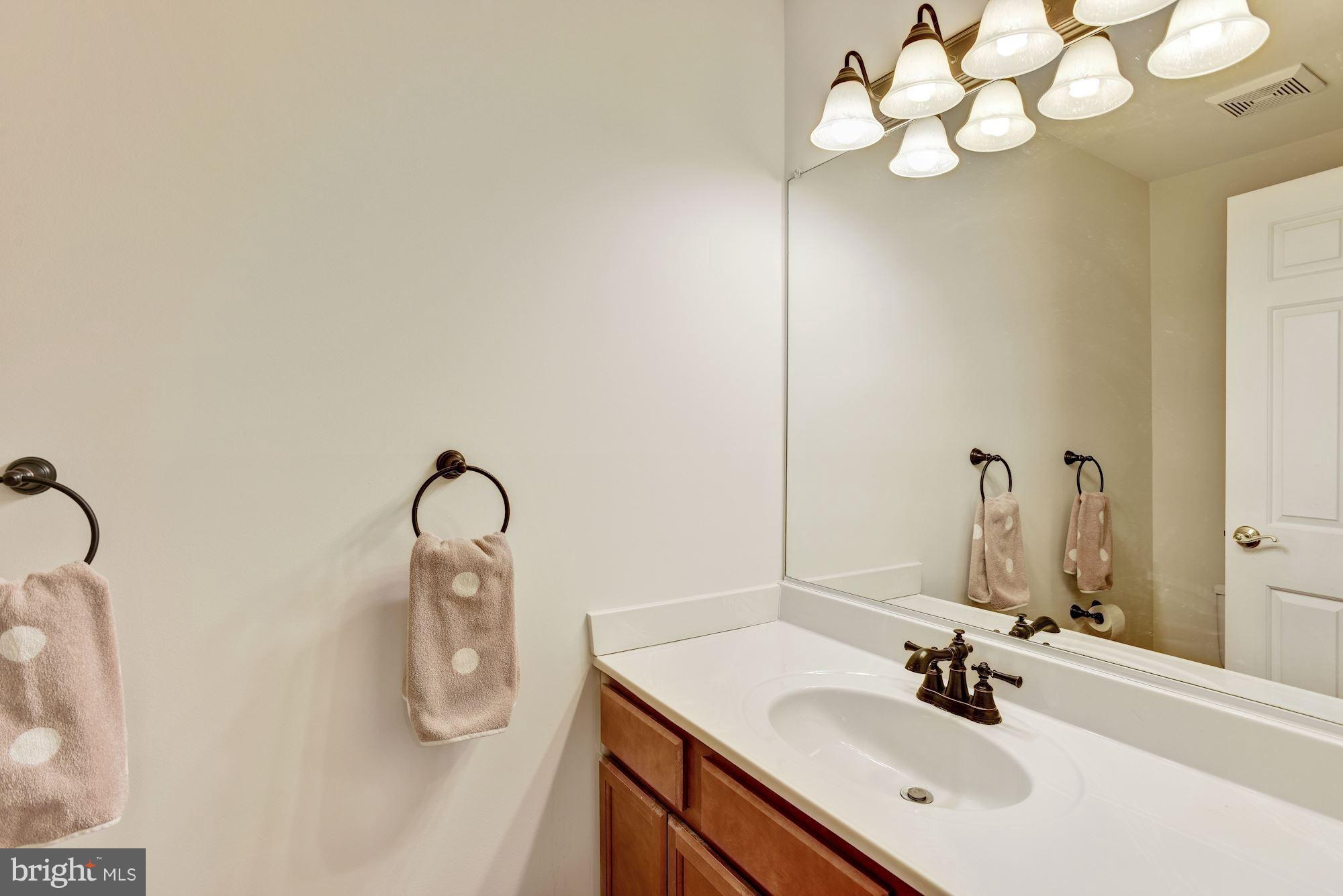 5133 Columbia Road, Unit 1595 Columbia, MD 21044 - Photo 11 of 30 a bathroom with a sink vanity and a mirror